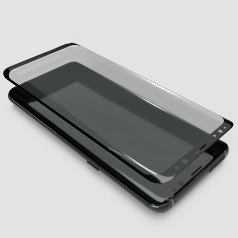 Hartowane szkło MyScreen Diamond Glass edge3D do Samsung Galaxy S22 Ultra czarne
