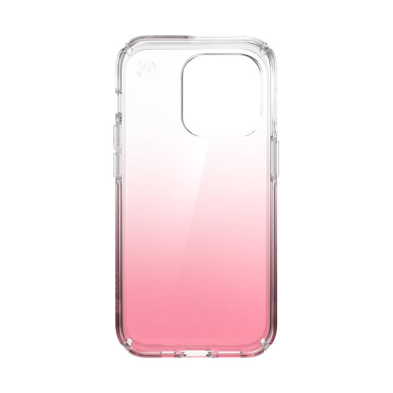Speck Presidio Perfect-Clear + Ombre - Etui iPhone 14 Pro z powłoką MICROBAN (Clear / Vintage Rose Fade)