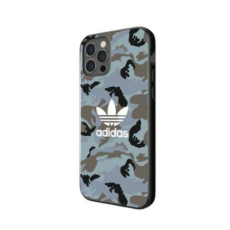Original Handyhülle IPHONE 12 / 12 PRO Adidas OR Snap Case Camo blau