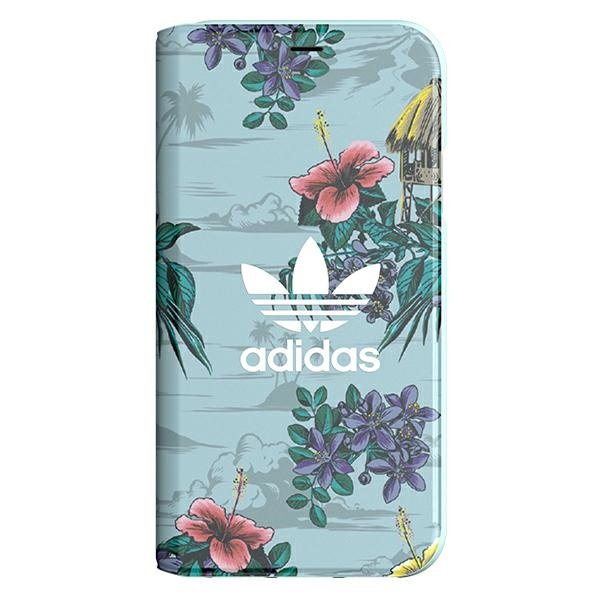 Adidas Booklet Case Floral iPhone X / XS gray / gray 30927