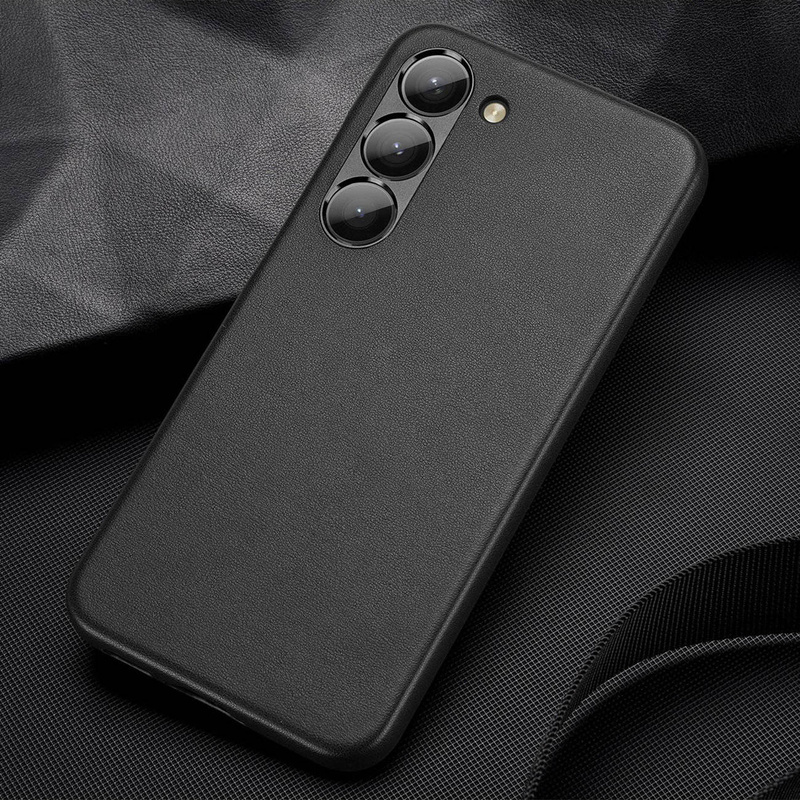 Dux Ducis Grit Hülle für Samsung Galaxy S23+ elegante Hülle aus Kunstleder MagSafe schwarz