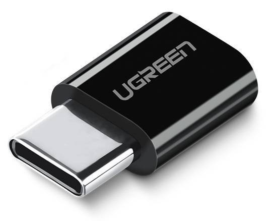 Ugreen adapter przejściówka z micro USB na USB Typ C czarny (30391)