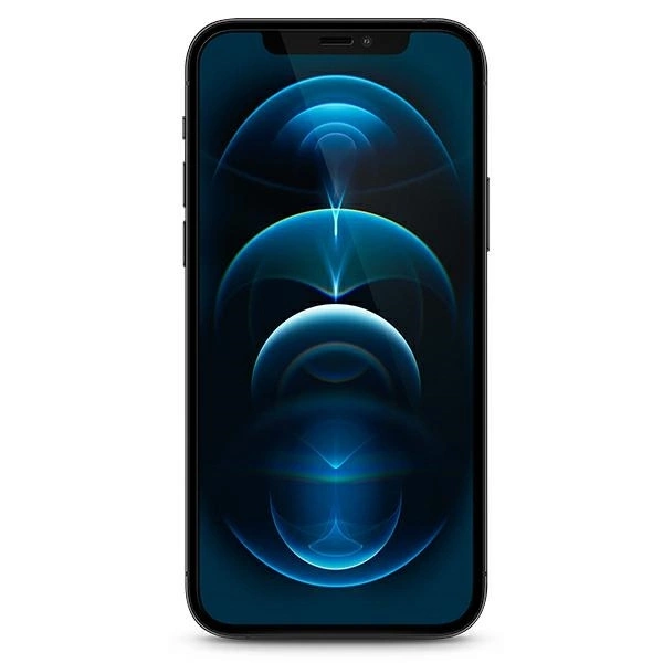 Guess szkło hartowane iPhone 12 Pro Max 6,7" Vintage Magic Logo / GUSPP12LSLTR