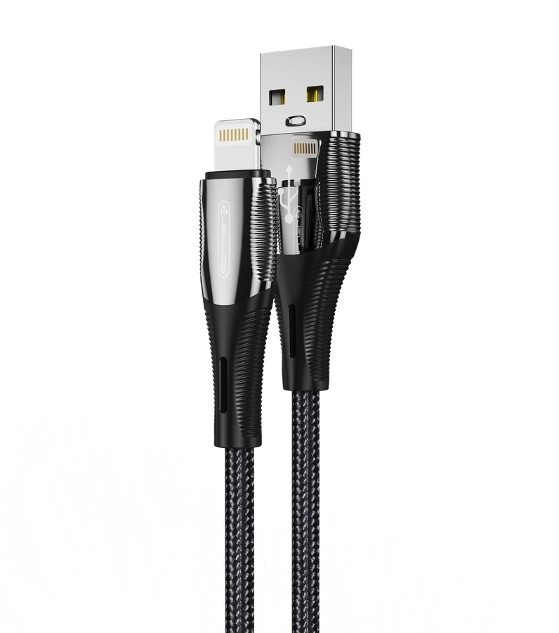 JELLICO kabel B18 Lightning 3.1A 1M Czarny