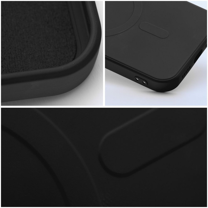 Etui do iPhone 14 czarne Magsafe + Szkło