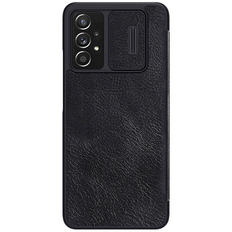 Nillkin Qin skórzana kabura etui Samsung Galaxy A73 czarny