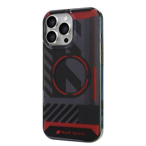 Audi nakładka IML Sport MagSafe do iPhone 16 Pro 6.3" czarna