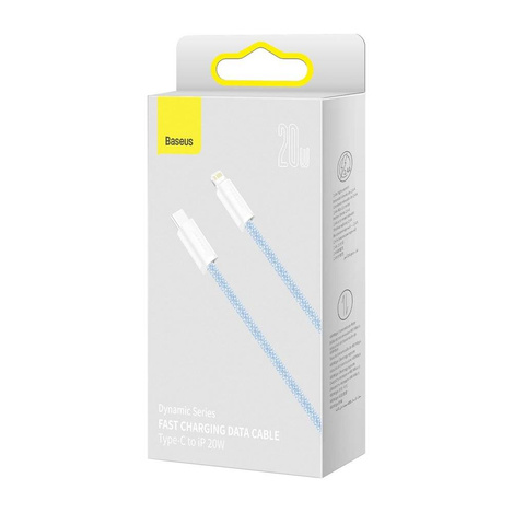 Baseus Dynamic kabel USB Typ C - Lightning Power Delivery 20W 2m  niebieski (CALD000103)