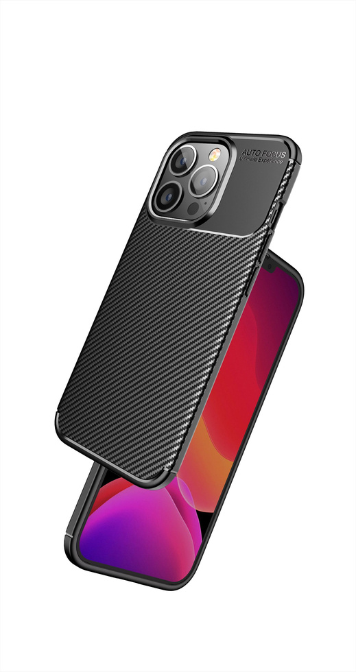 Futerał CARBON PREMIUM do IPHONE 14 Pro czarny