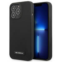 Karl Lagerfeld KLHCP13LSLMP1K iPhone 13 Pro / 13 6,1 "Hardcase schwarz / schwarze Silikonplakette