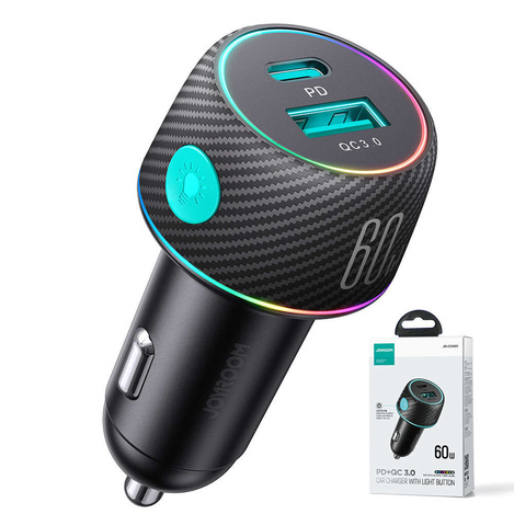 Autoladegerät 60W USB-C USB-A Joyroom JR-CCN01 | Schwarz