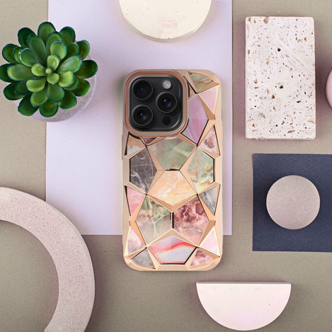 Futerał TWINKI do IPHONE 15 PRO MAX złoty