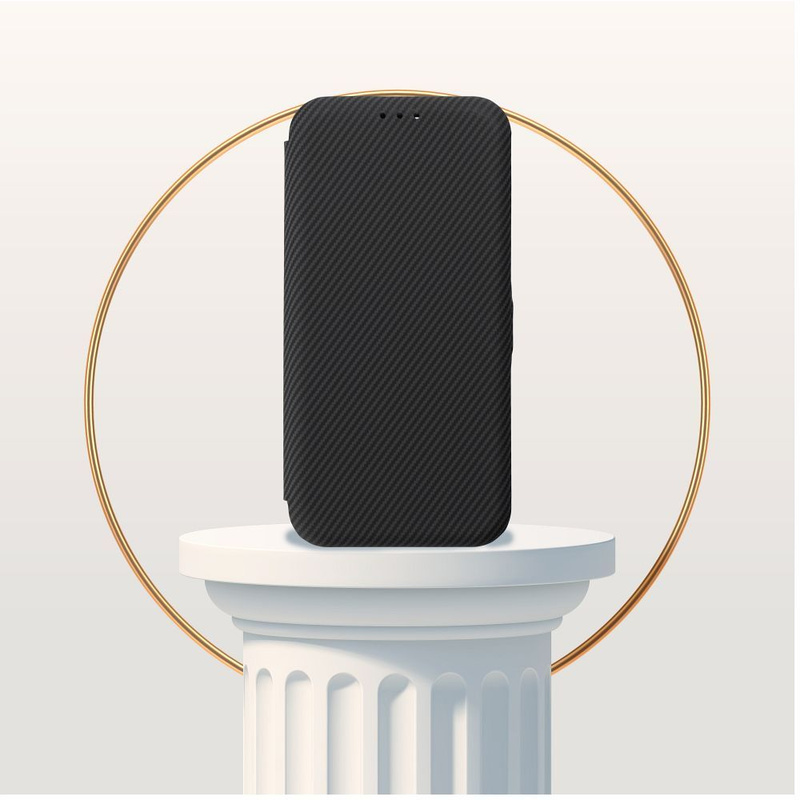 Kabura FOLIO Side Magnet do IPHONE 16 PRO MAX czarny