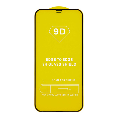 Szkło hartowane 9D do Samsung Galaxy A12 / A32 5G / Motorola Moto E22i czarna ramka