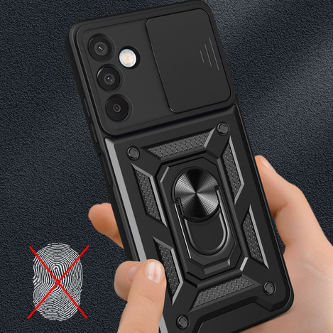 Etui SAMSUNG GALAXY M15 5G Tech-Protect Camshield Pro czarne