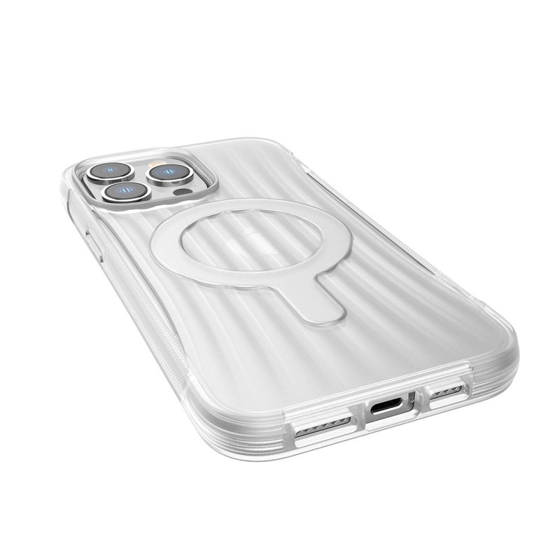 Raptic X-Doria Clutch Case iPhone 14 Pro Max mit MagSafe Rückseite transparent