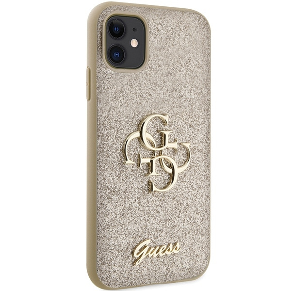 Original Handyhülle IPHONE 11 / XR Guess Hardcase Glitter Script Big 4G