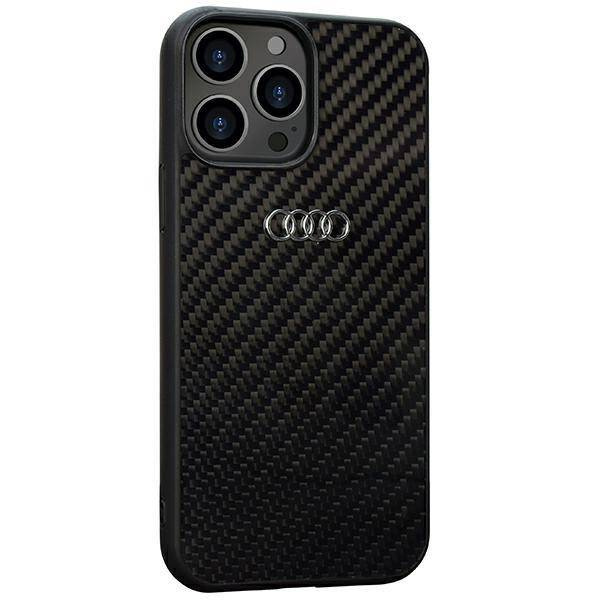 Audi Carbon Fiber iPhone 13 Pro Max 6,7" schwarz/schwarz Hardcase AU-TPUPCIP13PM-R8/D2-BK