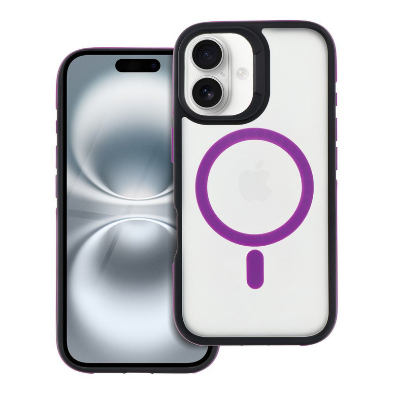 Futerał NEO do IPHONE 16 kompatybilny z MagSafe fioletowy