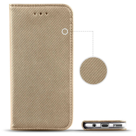 Etui Smart Magnet do Samsung S24 Ultra złote