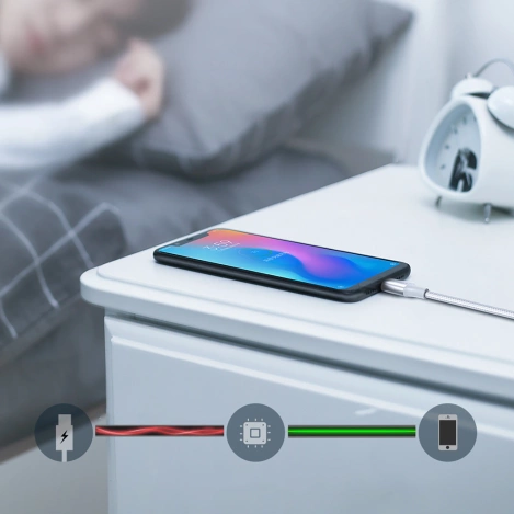 Ugreen US288 60130 USB-A / USB-C QC 3.0 3A 0,5 m Kabel – weiß