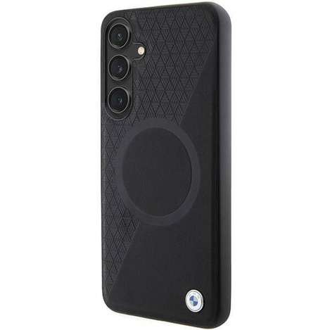 BMW BMHMS24S23RTPK S24 S921 schwarz/schwarzes Hardcase Signature Leather Half Textured &amp; Circle MagSafe