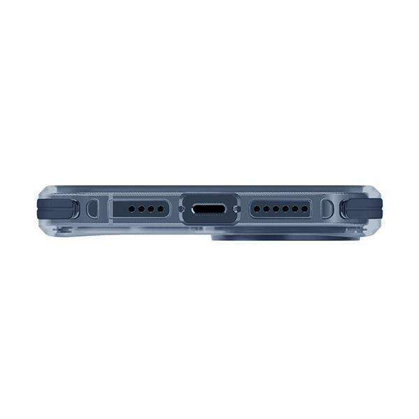 Uniq Combat iPhone 15 Pro 6,1&quot; Hülle Magclick Charging blau/rauchblau