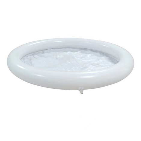 Składana przenośna dmuchana wanna balia do kąpieli 75 x 75 cm czarna