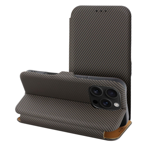 Kabura FOLIO Side Magnet do IPHONE 16 PRO brązowy