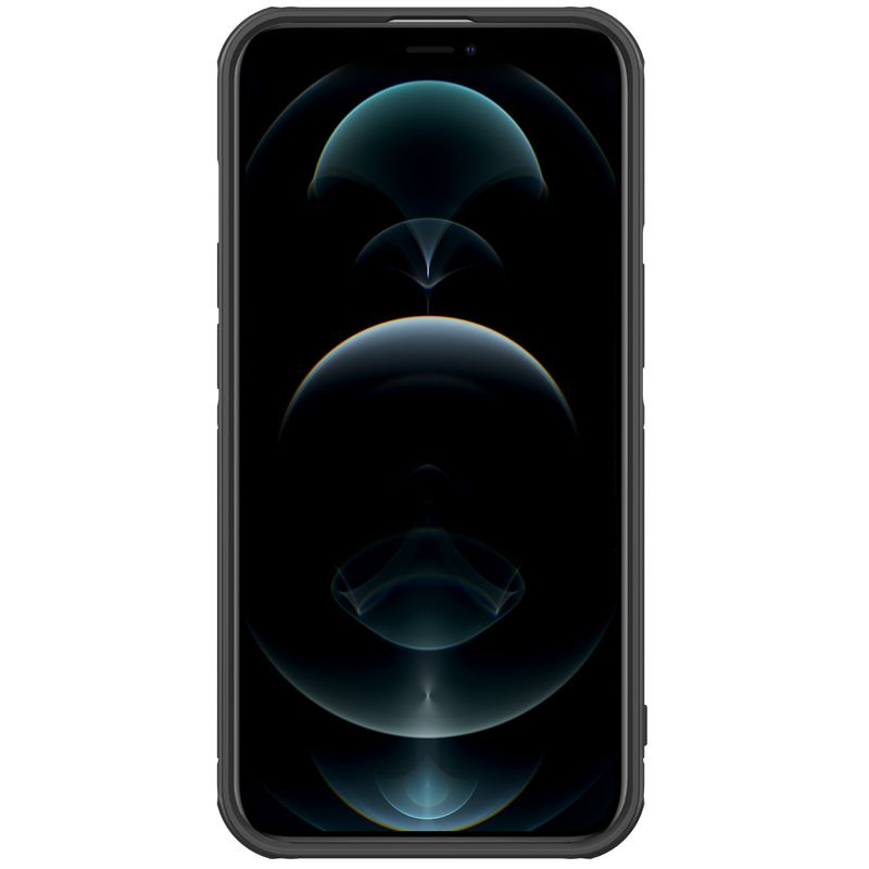 Nillkin Cyclops Case wytrzymałe etui z osłoną na aparat i składaną podstawką iPhone 13 Pro Max czarny