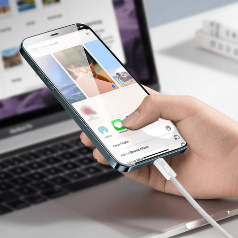 Baseus Dynamic kabel USB Typ C - Lightning Power Delivery 20W 2m  biały (CALD000102)