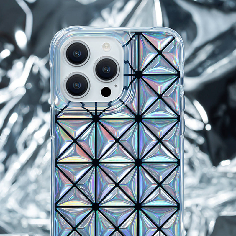 Kingxbar Miya Series case for iPhone 14 back cover rainbow back cover