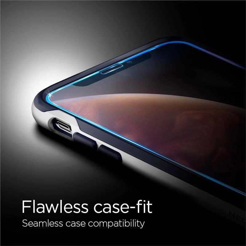 Szkło Hartowane Spigen Glass Fc Iphone X/Xs Black