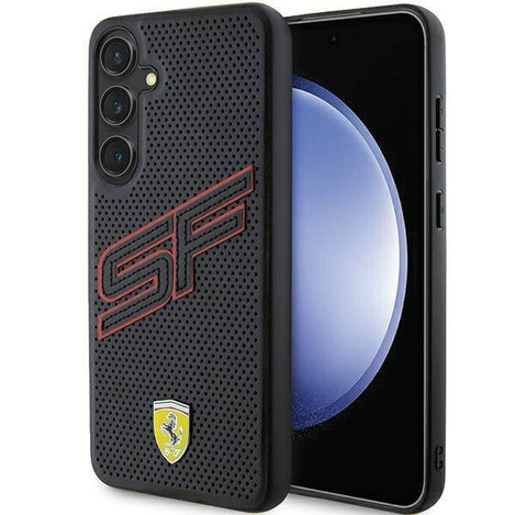 Oryginalne Etui FERRARI hardcase Big SF Perforated FEHCS24MPINK do Samsung Galaxy S24 Plus Czarny