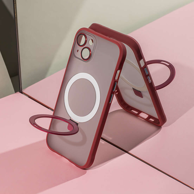 Nakładka Mag Ring do iPhone 14 Pro 6,1" czerwony