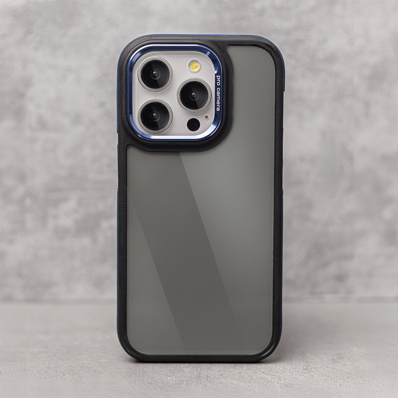 Nakładka Crystal Black do iPhone 16 Plus 6,7" niebieska