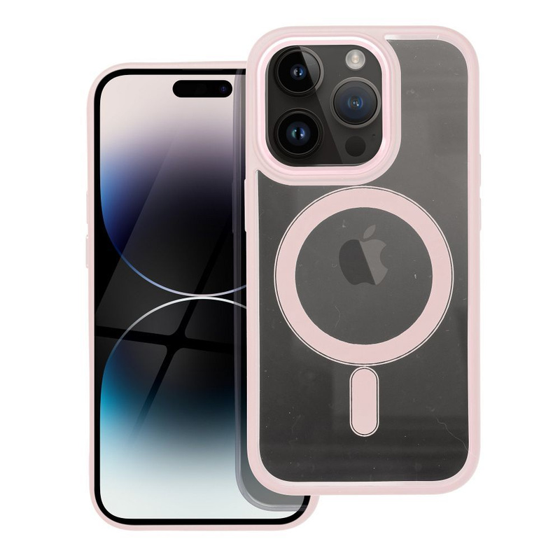 Futerał Color Edge Mag Cover kompatybilny z MagSafe do IPHONE 14 PRO różowy