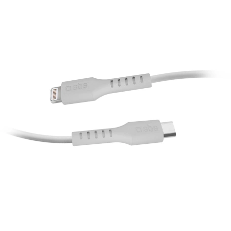 SBS TECABLELIGTC2W USB-C - Lightning Cable 2 m - White