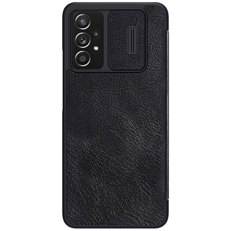 Nillkin Qin skórzana kabura etui Samsung Galaxy A73 czarny