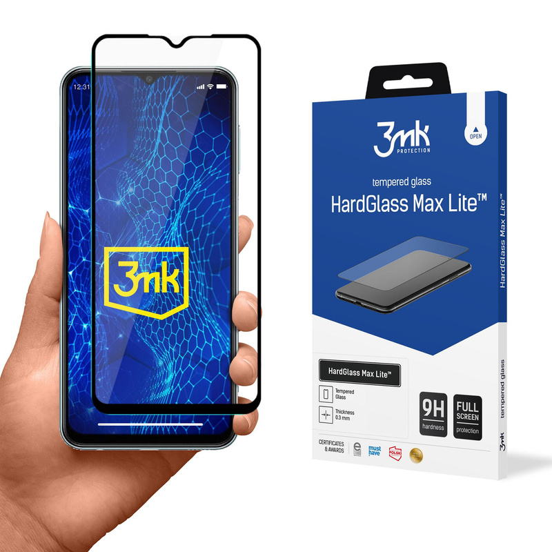 Samsung Galaxy M23 5G Black - 3mk HardGlass Max Lite™