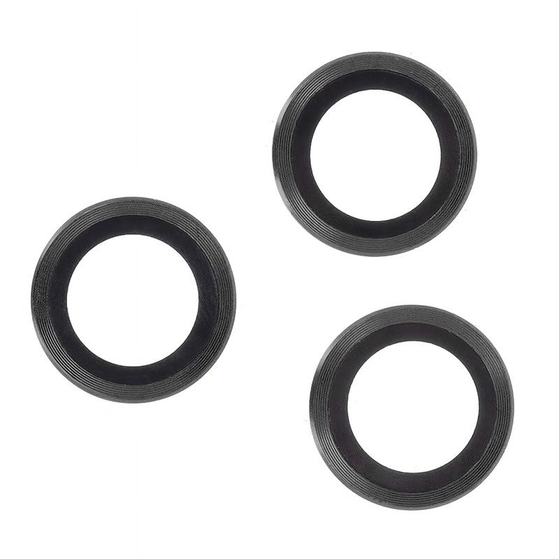 Pojedyncze szkło na aparat do iPhone 13 Mini / iPhone 13 czarna ramka