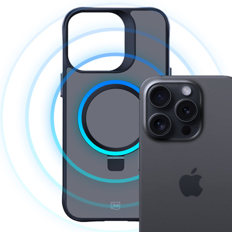 3MK Smoke Case iPhone 16 Pro Magsafe & Stand
