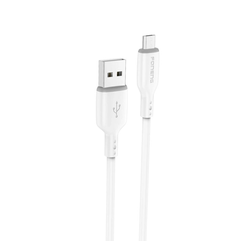 FONENG kabel X90 Micro USB 2.1A 1M Biały