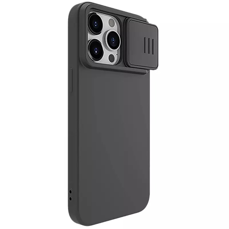 Etui Nillkin CamShield Silky Silicone do Iphone 15 Pro czarny