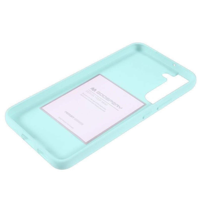 Etui SAMSUNG GALAXY S22 Matowy Silikon Mercury Soft Jelly miętowe