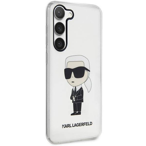 Karl Lagerfeld KLHCS23SHNIKTCT S23 S911 transparenter Hartschalenkoffer Ikonik Karl Lagerfeld