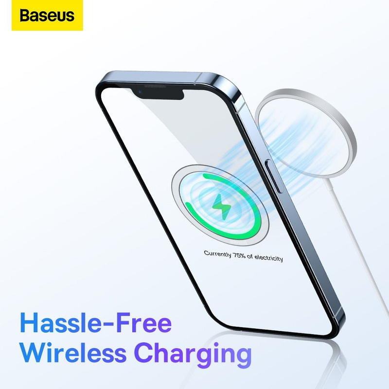 Baseus Halo Series Magnetring (2 Stück / Packung) silber (PCCH000012)