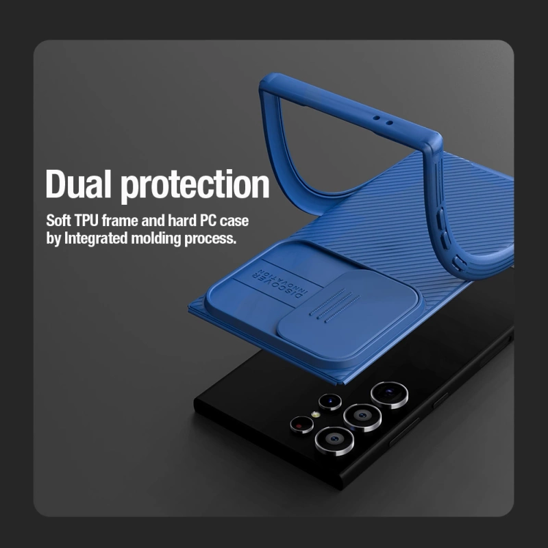 Nillkin CamShield Pro Panzerhülle mit Kameraschutz für Samsung Galaxy S24 Ultra – Grün