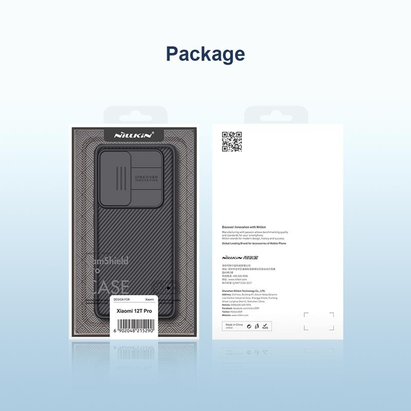 NILLKIN CAMSHIELD PRO XIAOMI 12T PRO BLACK