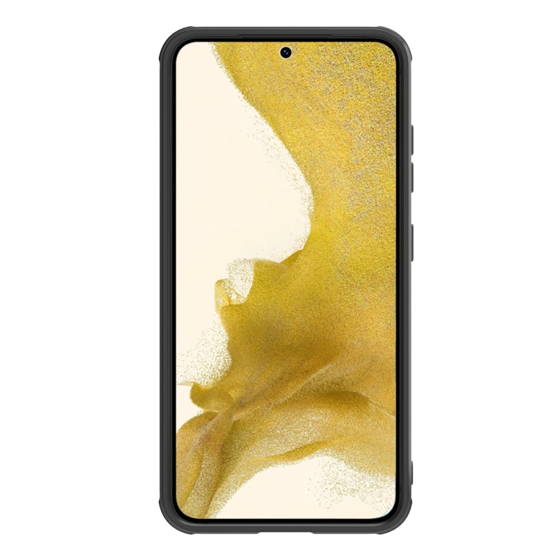 Nillkin Synthetic Fiber S Case für Samsung Galaxy S23+, Kameraabdeckung, schwarz